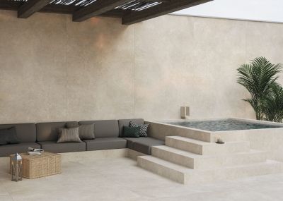 Lapidura Limestone Ivory 12Mm Porselen Tezgah (2)